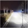 8 Inch Diameter Rechargeable LED Work Light with 2 USB for Makita 14.4 V 18V Bl1430 Bl1830 Li-ion Battery, Outdoor Use