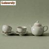 Beixi Tang Handgefertigter Eis-Tisch Farbige Keramik Tee-Set Komplettes Set Teezeremonie-Set Teekanne und Tasse Untertassenset Chinesisches Tee-Set Geschenk