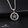 European and American Fashion Wheel Trend Accessories Pendant Sweater Chain Necklace Pendant