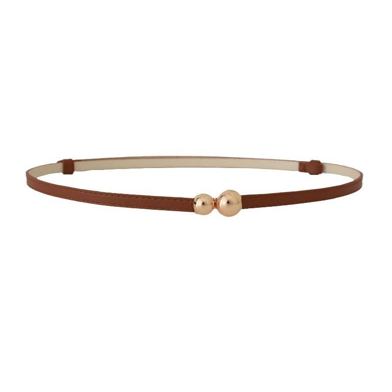 Thin Elegant Womens Fashion Belt For Dresses And Coats In Colors Stylish