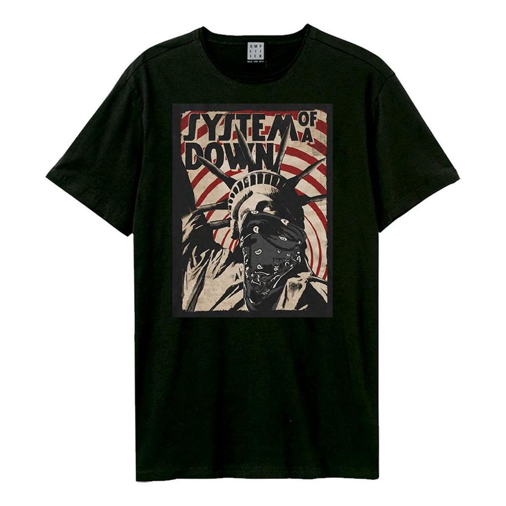 Amplified Unisex Adult Statue Of Liberty Systems Of A Down T-Shirt