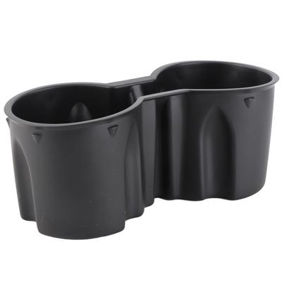 Insert Porte-Gobelet Caoutchouc Noir Plateau Porte-Gobelets Console Centrale Dessous de Verres Antidérapants