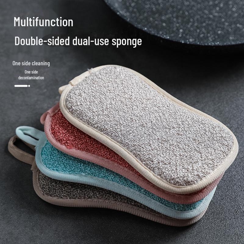 

Плотная двухсторонняя салфетка для мытья посуды и губка для мытья посуды Red