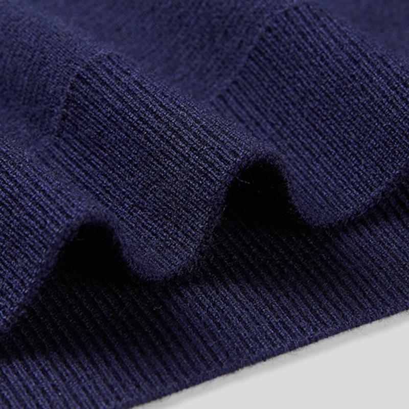 Men's Autumn Round Neck Solid Color Casual Sweater