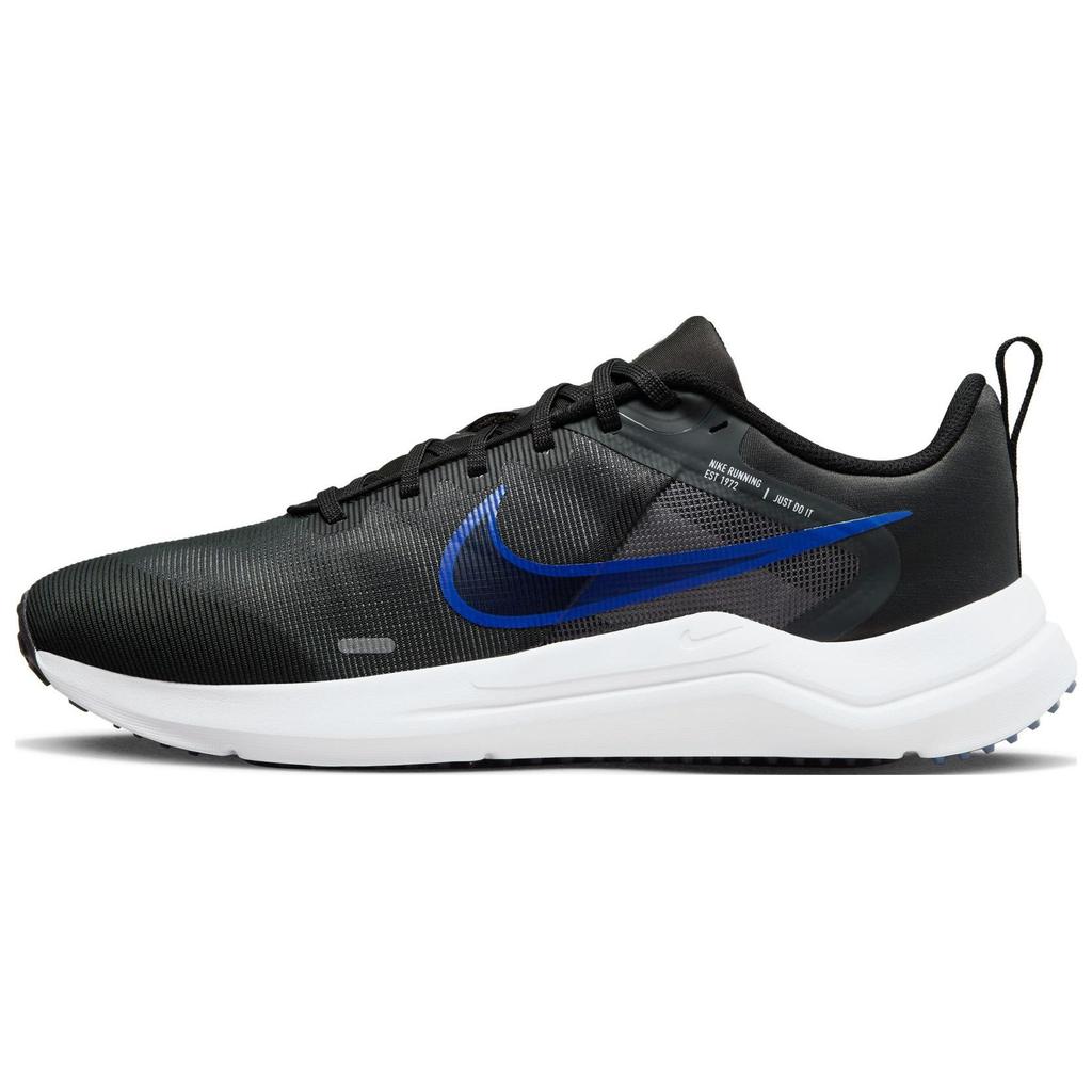 Nike Downshifter 12 Anthracite Racer Blue Men Sneakers Black White DD9293-005