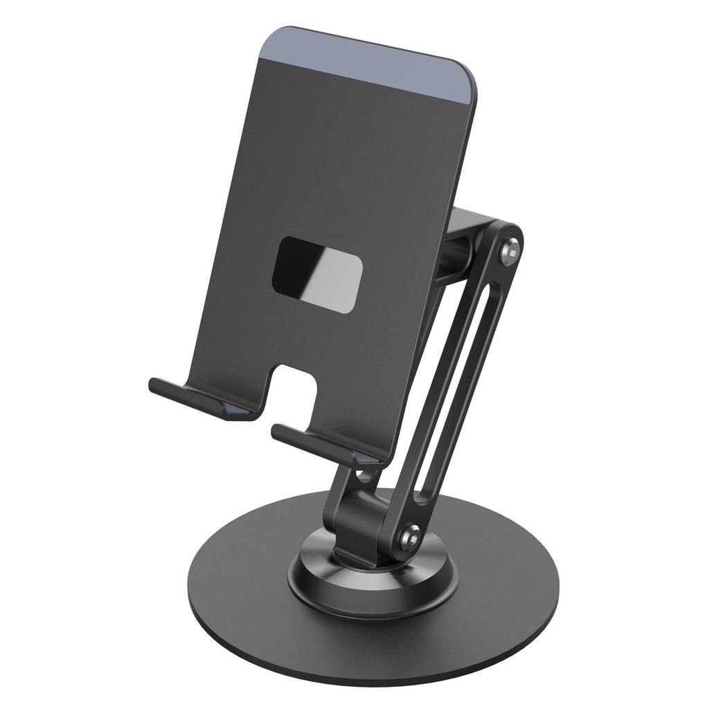 2025 Rotatable & Foldable Laptop Riser: Alloy Heat-Dissipation Stand with Flat, Rotating Monitor Feature.