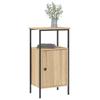 Nightstands 2 Pcs. Sonoma Oak Finish 41 X 31 X 80 Cm Engineered Wood