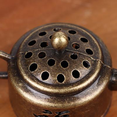 Utensili buddisti Bruciatore di incenso Incensiere in lega Sandalo Arredamento per la casa Decorazione per ufficio