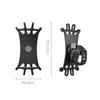 Supporto per Telefono Cellulare da Bicicletta Rotante a 360 Gradi Supporto in Silicone per Veicolo Elettrico Supporto per Navigazione per Ciclista