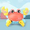 Electric Crab Toy Light And Music Battery Powered Pull String Cute Crab Walking Laterally Educational Interactive Toys Boys Girls Walking