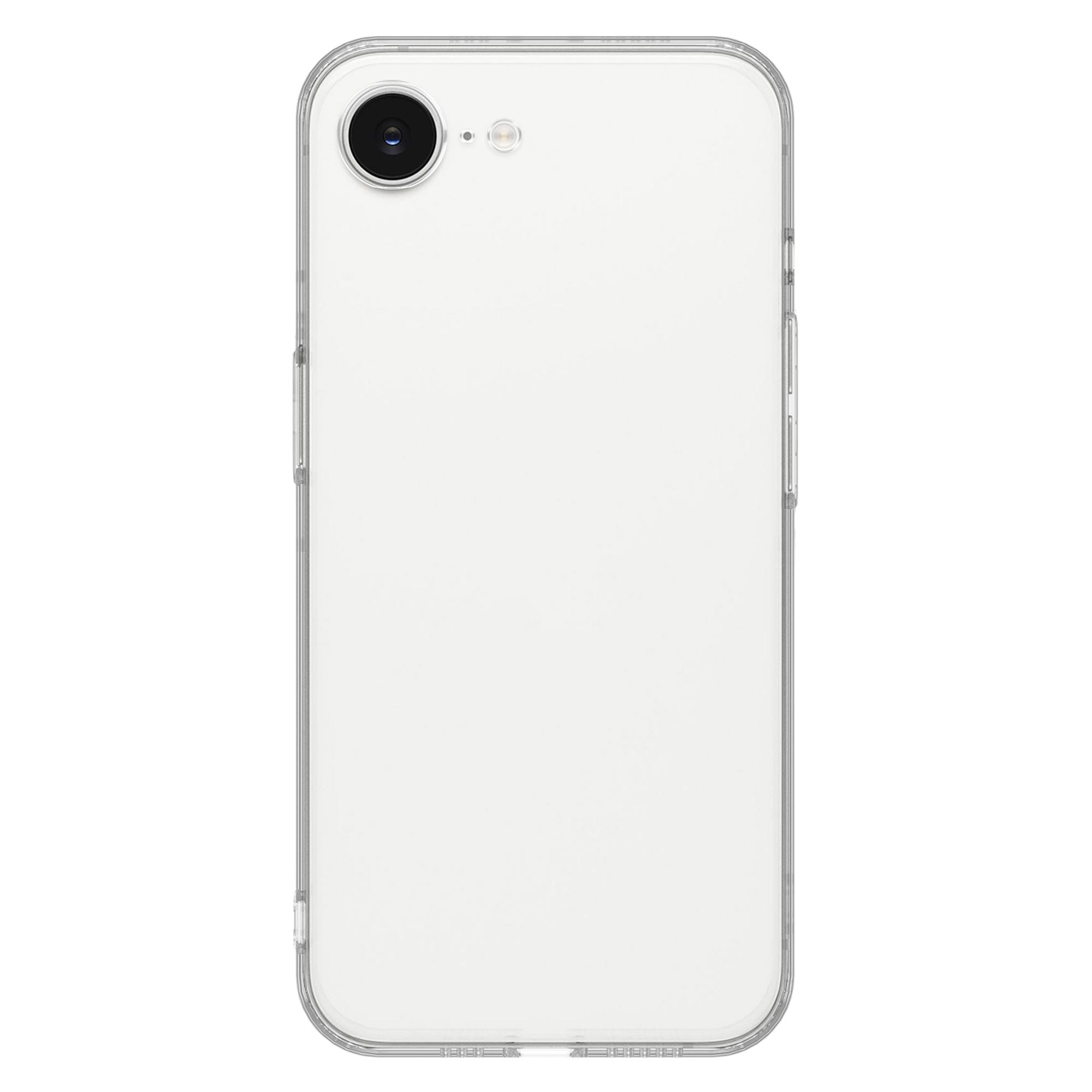 

KALEBOL For iPhone 16e Clear Case 1.5mm Thickened TPU Shockproof Phone Cover Type A