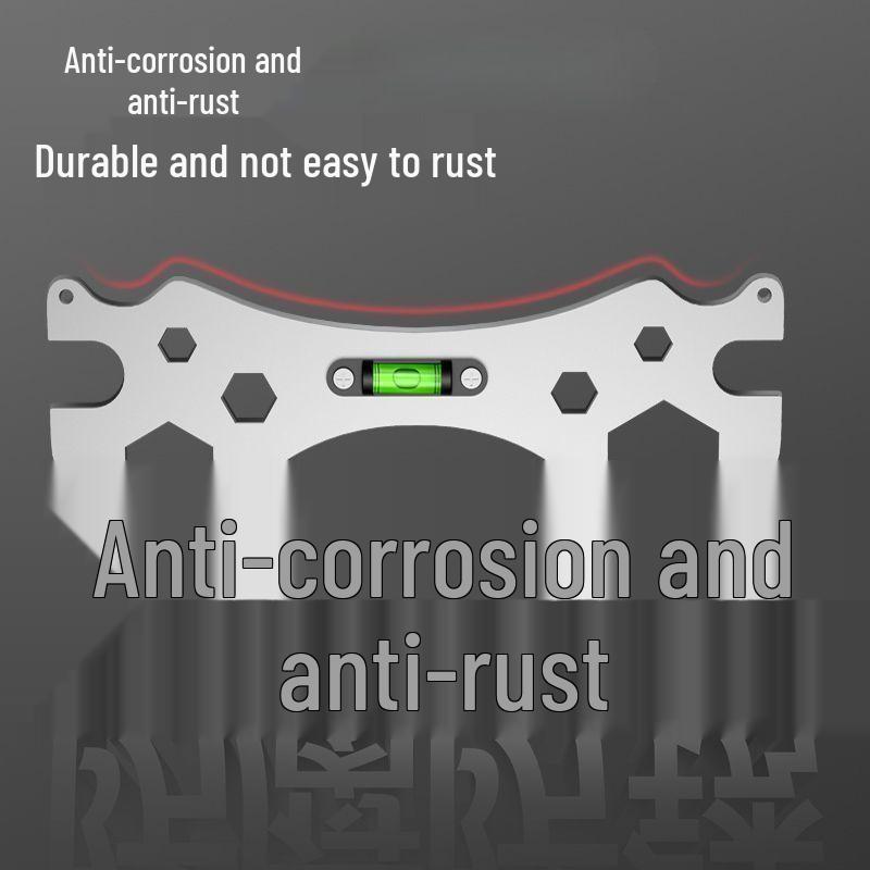 Multi-Functional Bathroom Wrench Leveler for Showerhead and Valve Installation