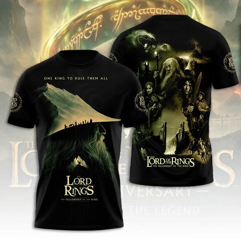 The Lord of the Rings 25th Anniversary AOP 3D T-Shirt. A100 XXXL