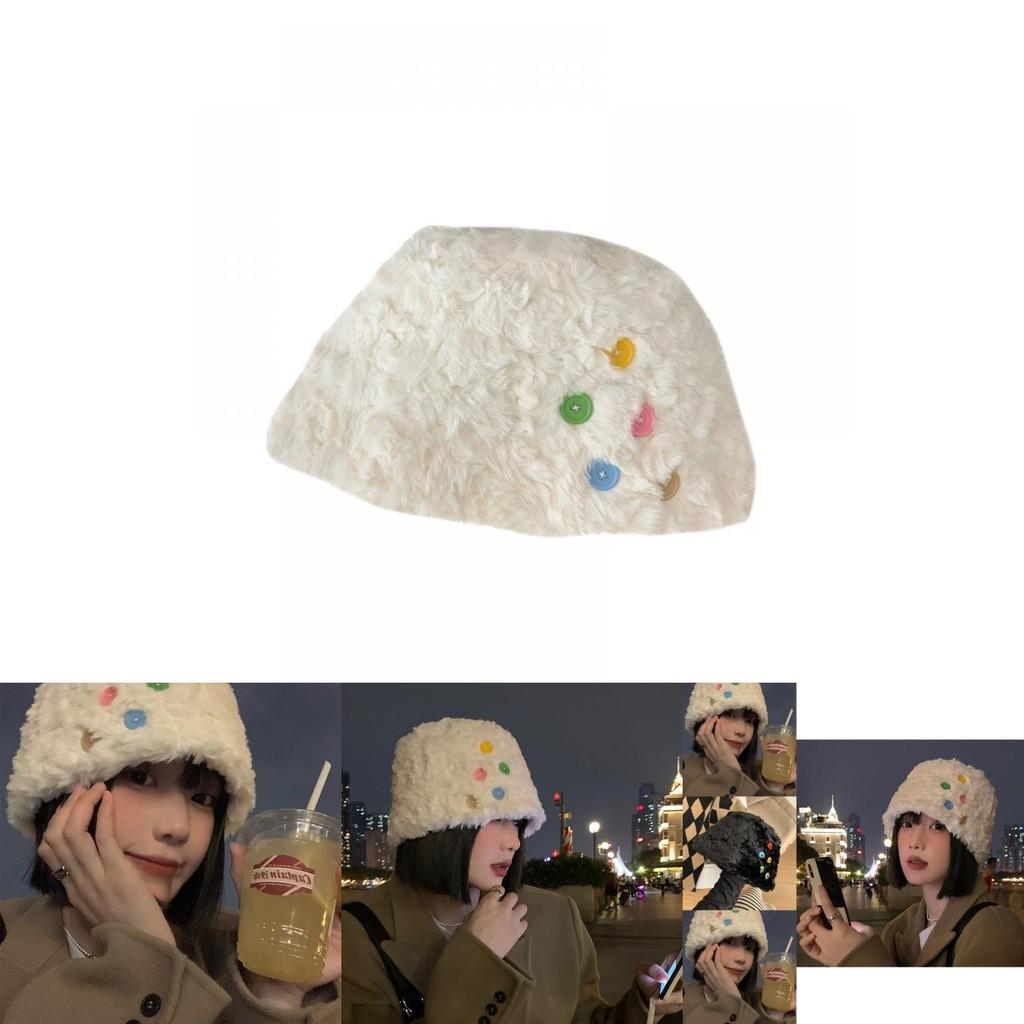 Fashionable Women's Winter Bucket Hat 2022 Cozy Plush Design Cotton Material Perfect For Cold Seasons