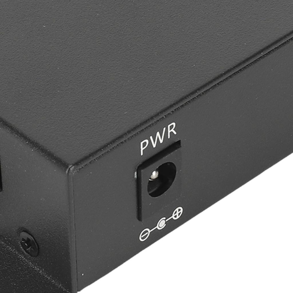 SFP Fiber Media Converter 1 Optical Port 4 Electrical Port Up To 120km RJ45 Port Ethernet Fiber Switch 100‑240V EU Plug