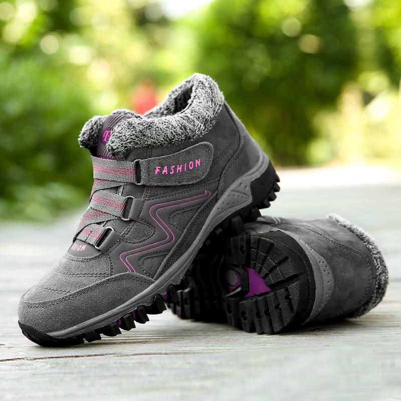 36-47 Podzim a zima Pánské zimní boty velké velikosti plus sametové gumové dno Dámské zimní sněhule