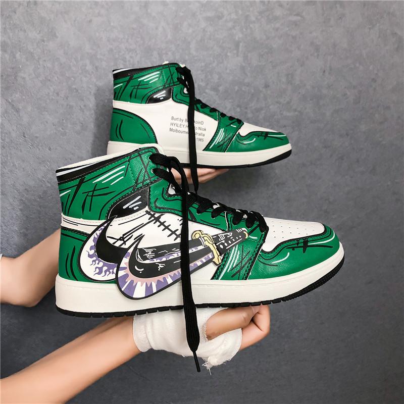 Anime Naruto Sneakers Mid-top Con cordones Air Force One Casual Joint  Couple Sneakers Zapatos de hombre comprar a buen precio — entrega gratuita,  reseñas reales con fotos — Joom