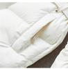 Winter Jacket Coat Female Parkas Fashion Lamb Wool Double Collar Short Belt Warm Down Cotton Jacket Women Outerwear Top