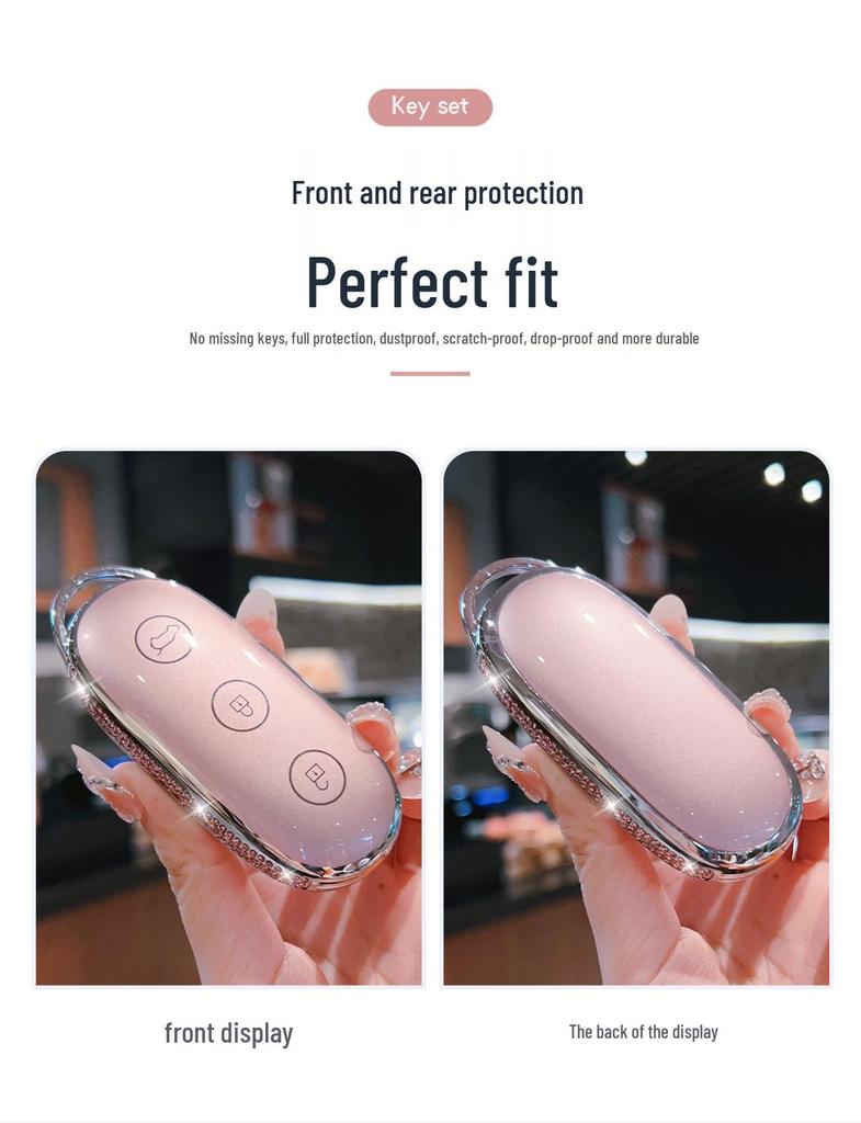 Li Auto Key Case for 2024 Models: L9, L8, L7, L6, One - Unisex Lock Keyring