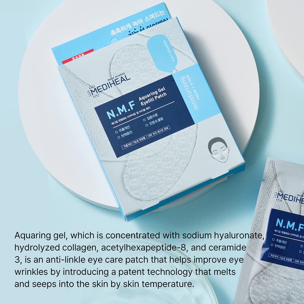Mediheal NMF Aquaring Gel Eyefill Patch 5pairs (10ea) + RANDOM GIFT