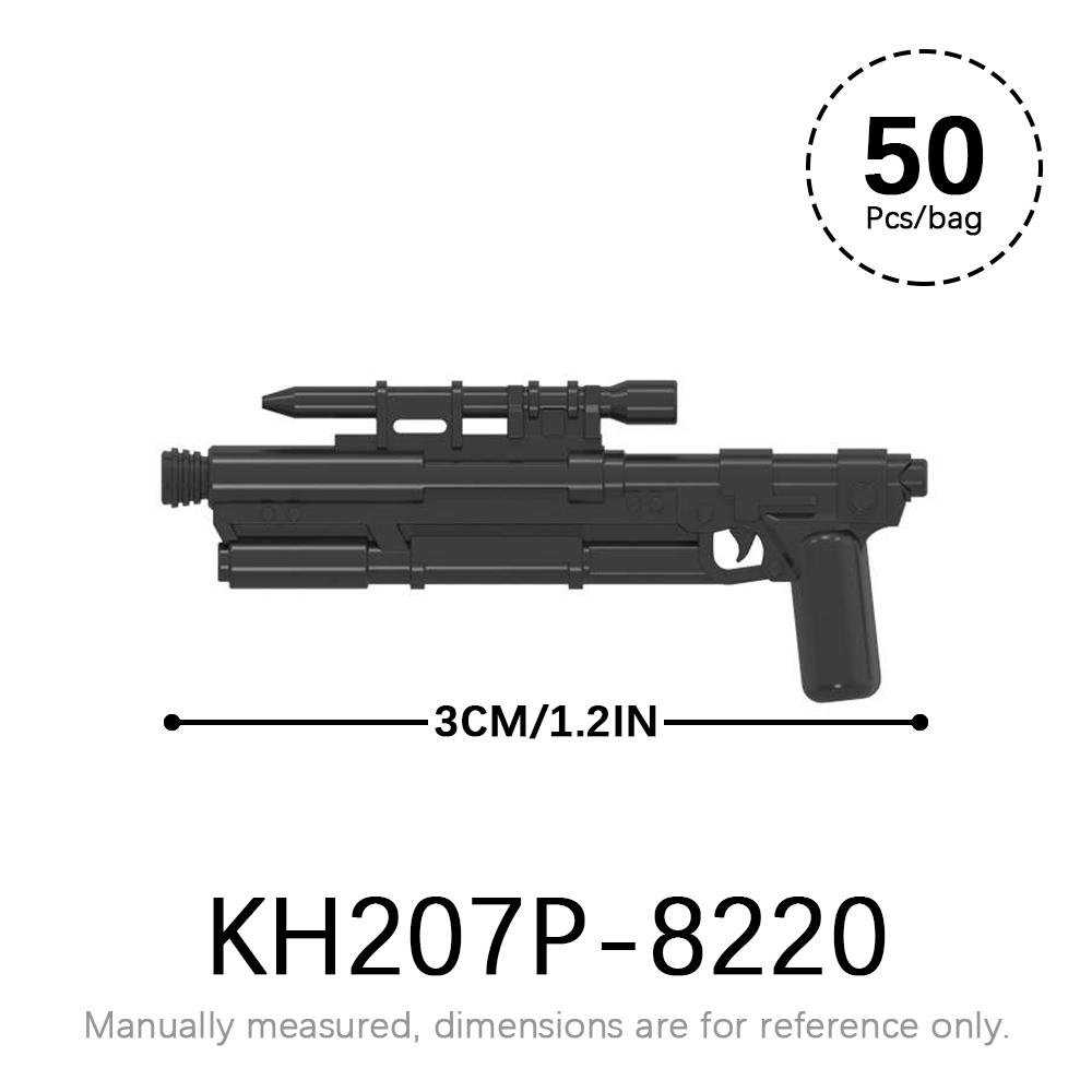 50pcs/lot Military Weapons Set SWAT WW2 Action Figures Parts MOC Bricks Star WW2 Corps Gun Accessories Building Blocks Kids Toys