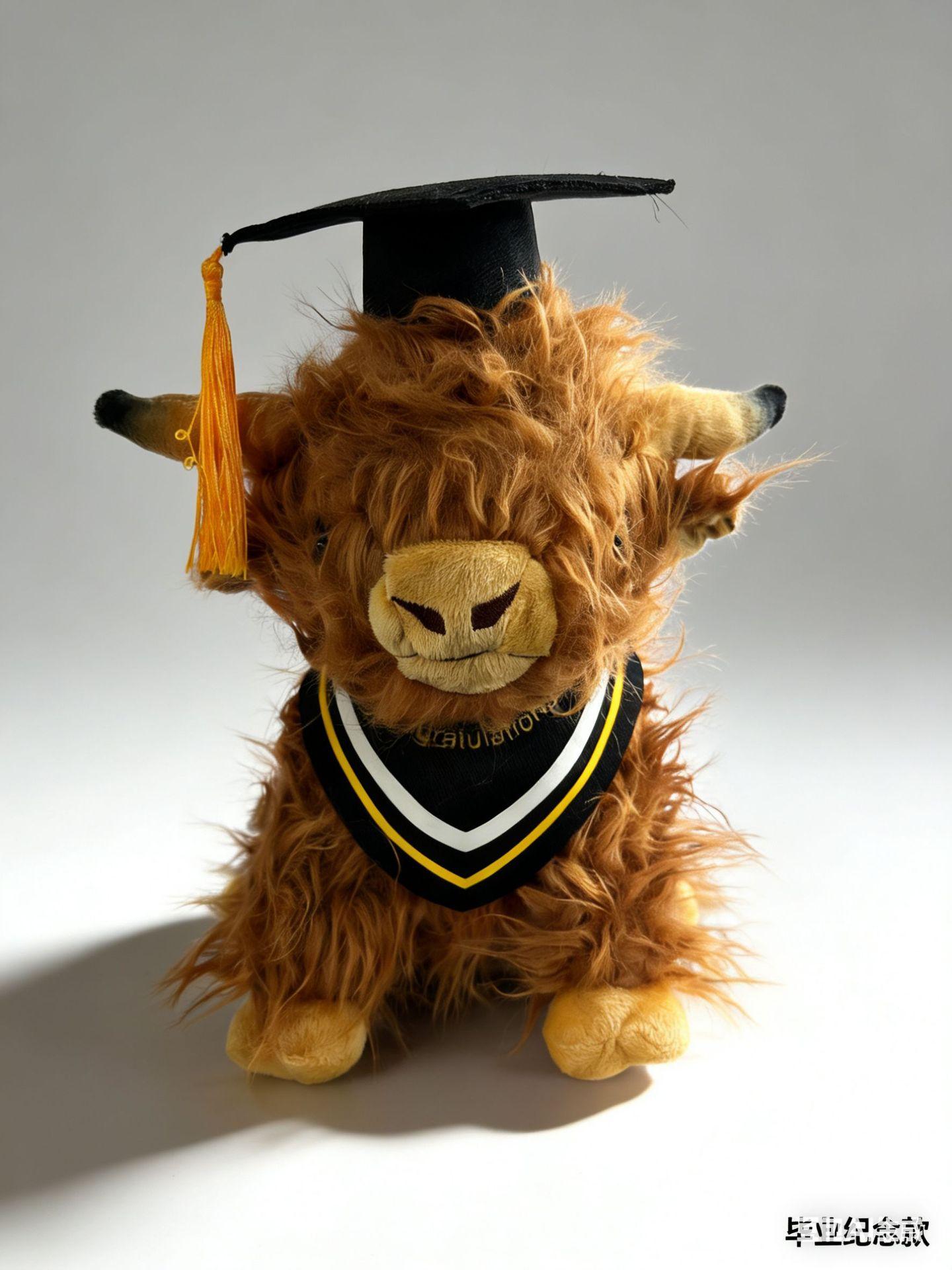 25cm Op Voorraad Schotse Hooglandkoe Pluche Speelgoed Knuffeldier Zacht Lang Haar Pluizig Poppetje Kinder Cadeau Huis Decoratie 25cm