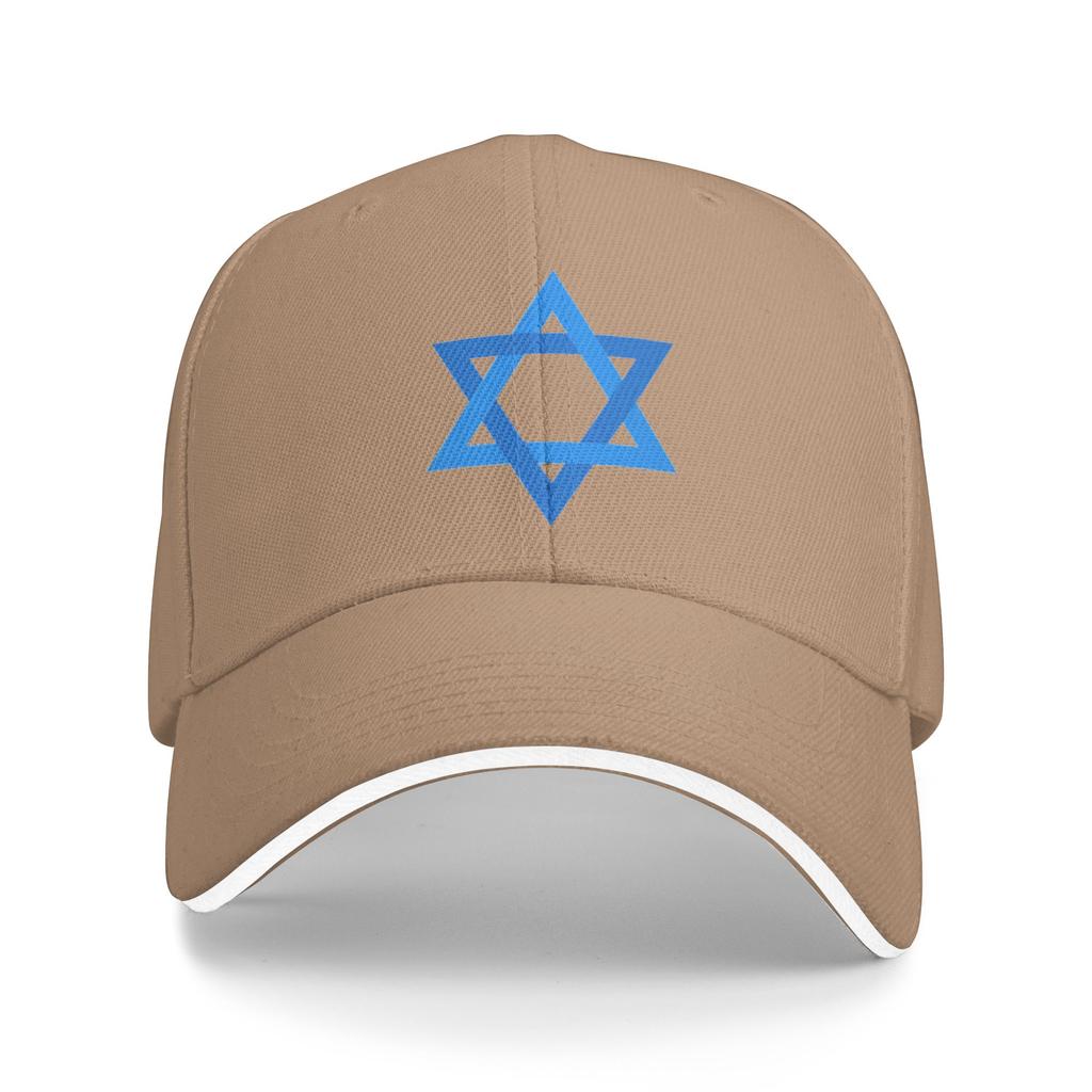 כובע שמש קז'ואל בייסבול ספורט כוכב דוד דגל ישראל ישראל כובע חיצוני