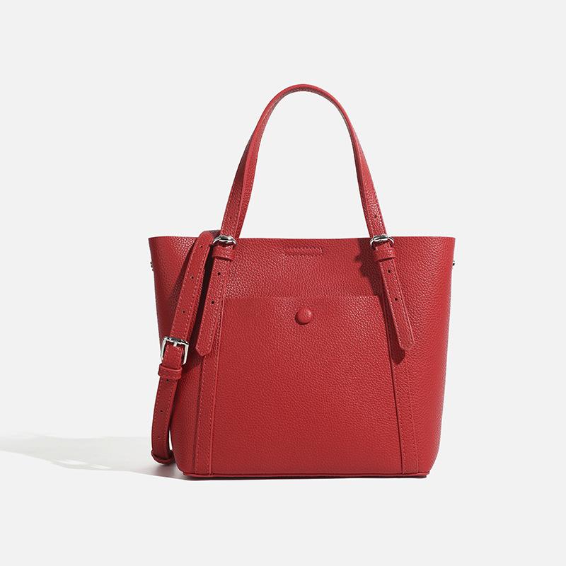 

Spring New Bag Crossbody Bag Fashion Commuter Bag Large Capacity Premium Feel Handbag Shoulder Tote Women s Bag бордовий