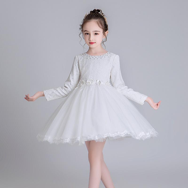 Girls Princess Tulle Formal Party Dress For Big And Little Kids Children