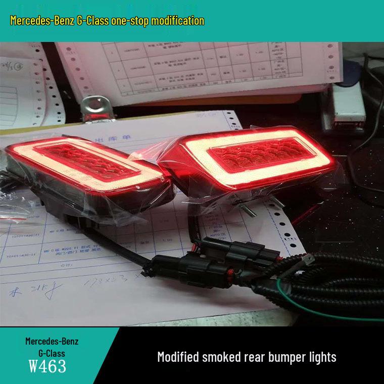 

Mercedes G-Class W463 G500/G55/G63/G350 Дымчатый светодиодный фонарь заднего бампера