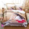 Korean Singer IU Bedding Set, Duvet Cover & 2 Pillowcases, Popular Music Star Design Comfortable Home Bedding Supplies