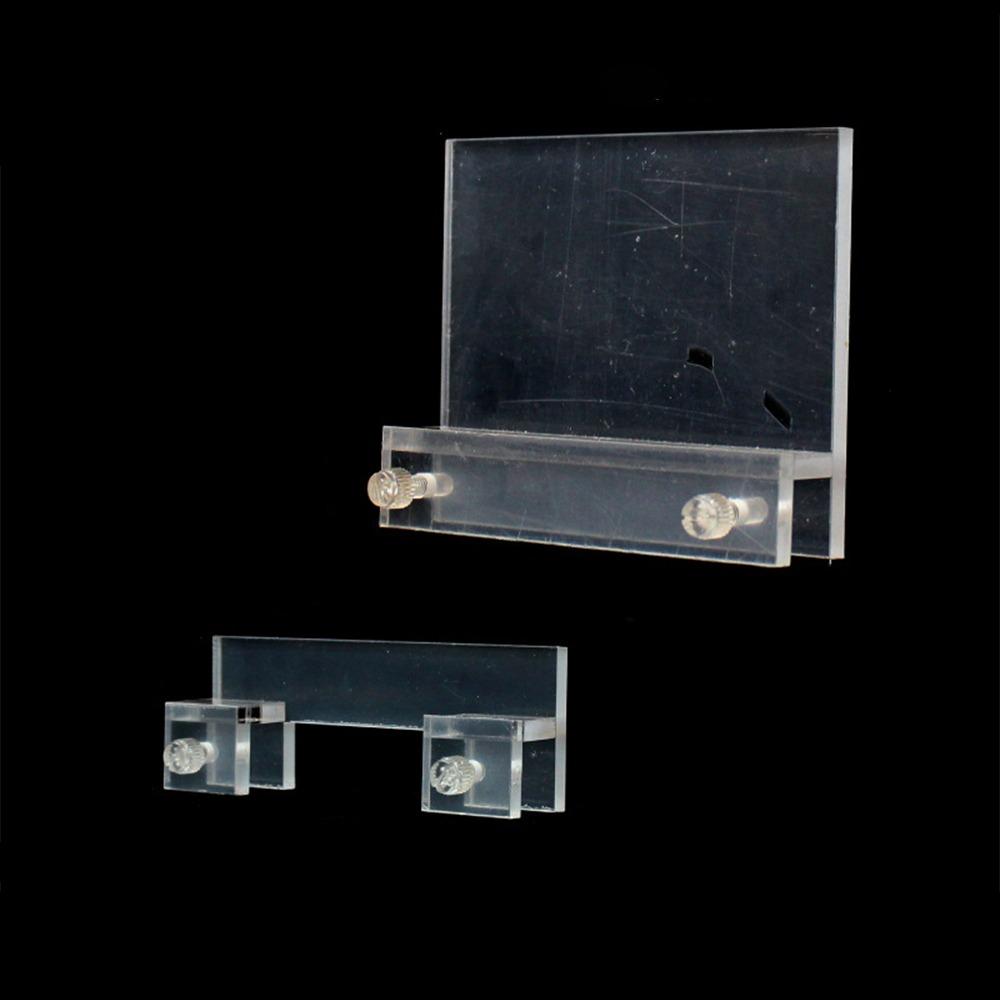 Průhledný akrylový držák LED světla pro akvárium bez vrtání světlo pro akvárium stojan vodní akvárium