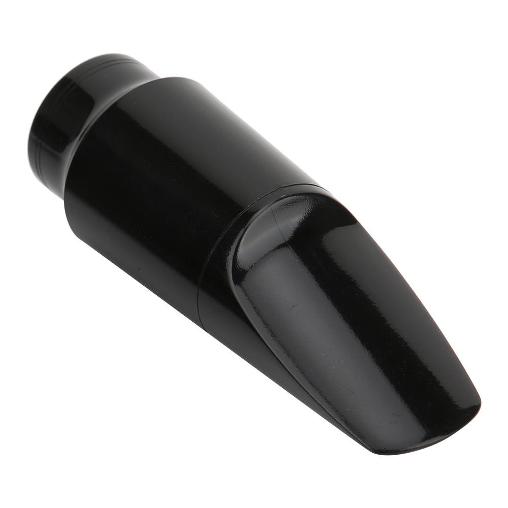 2Pcs Saxophone Mouthpiece AltoSoprano Black Industrial Plastics Instrument Accessories(Black )