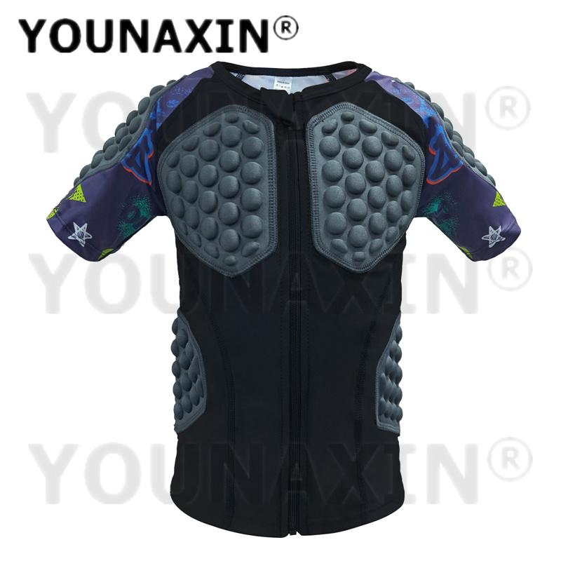 Unisex Child Roller Skating Sportswear Boy Basketball Girl Short-sleeved T-shirts Football Soccer Outdoor Sports Clothing Anti-collision