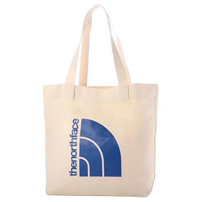 The North Face 17L Logo Tote Bag Cotton Handbag Regular Unisex Couple Unisex tote bags Natural-Blue NF0A3VWQ-VEN1 Natural Blue