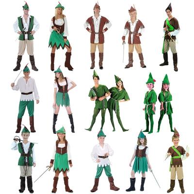 Halloween Zauberer von Oz Erwachsener männlich Peter Pan Kostüm, Kinder Jäger Showkostüm