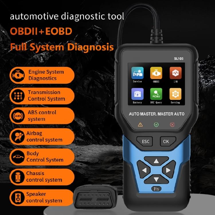 Universal Portable OBD2 Automotive Tester For Vehicles Multiple Language Interfaces Fault Analysis Emission Check Tool