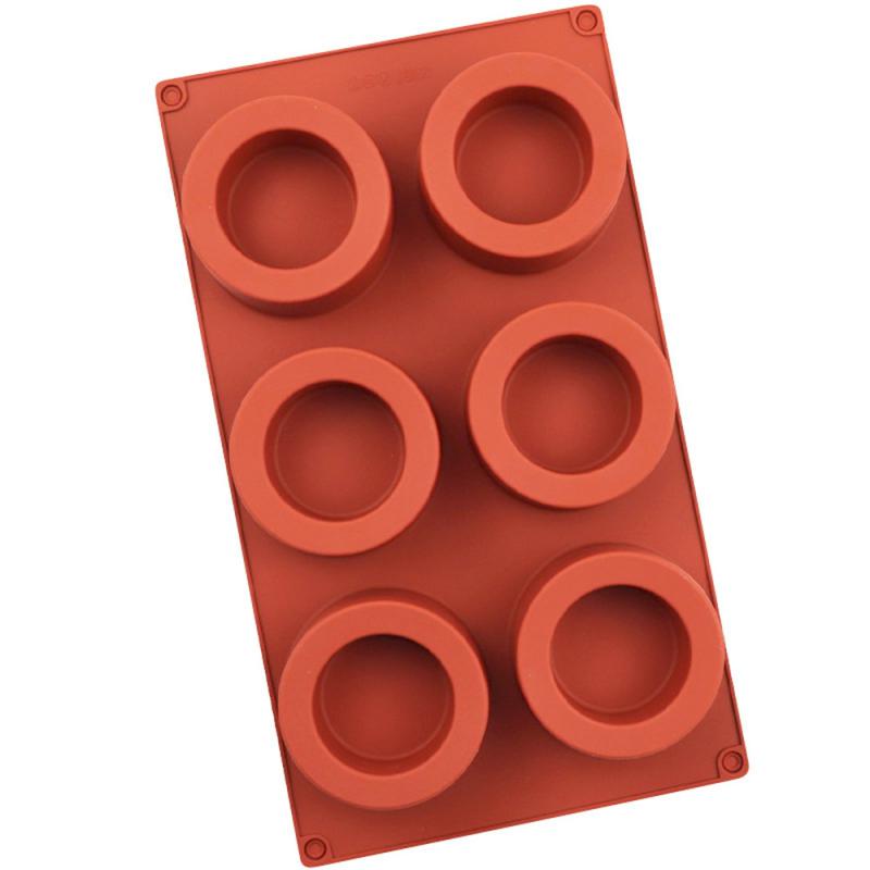 3D Silicone Pastry Molds Oval Shaped Silicone Chocolate Mold Baking Pan Handmade Soap Mould Donut Tray Muffin Cups Cake Mold