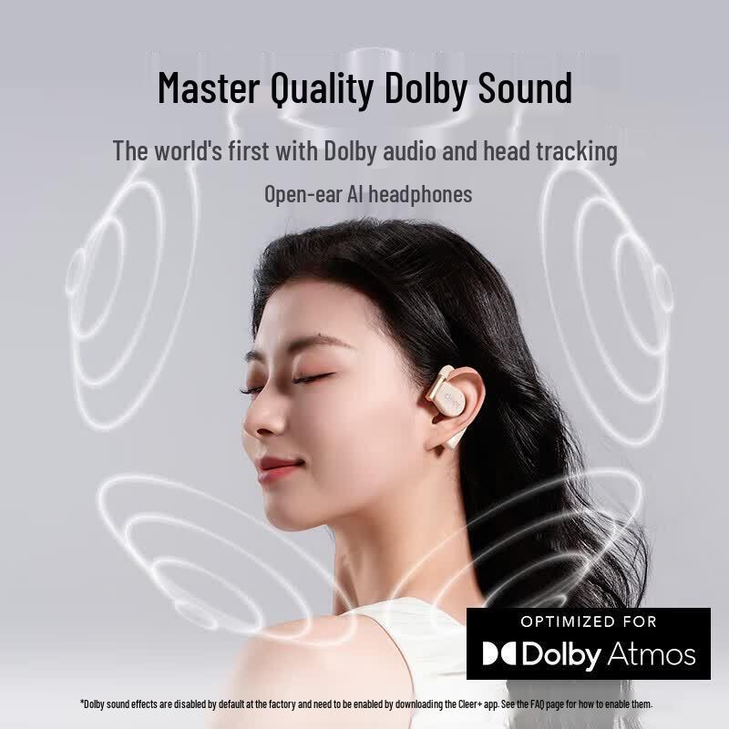 Cleer ARC 3 Open-Ear Wireless Sports Earbuds with Dolby Spatial Audio