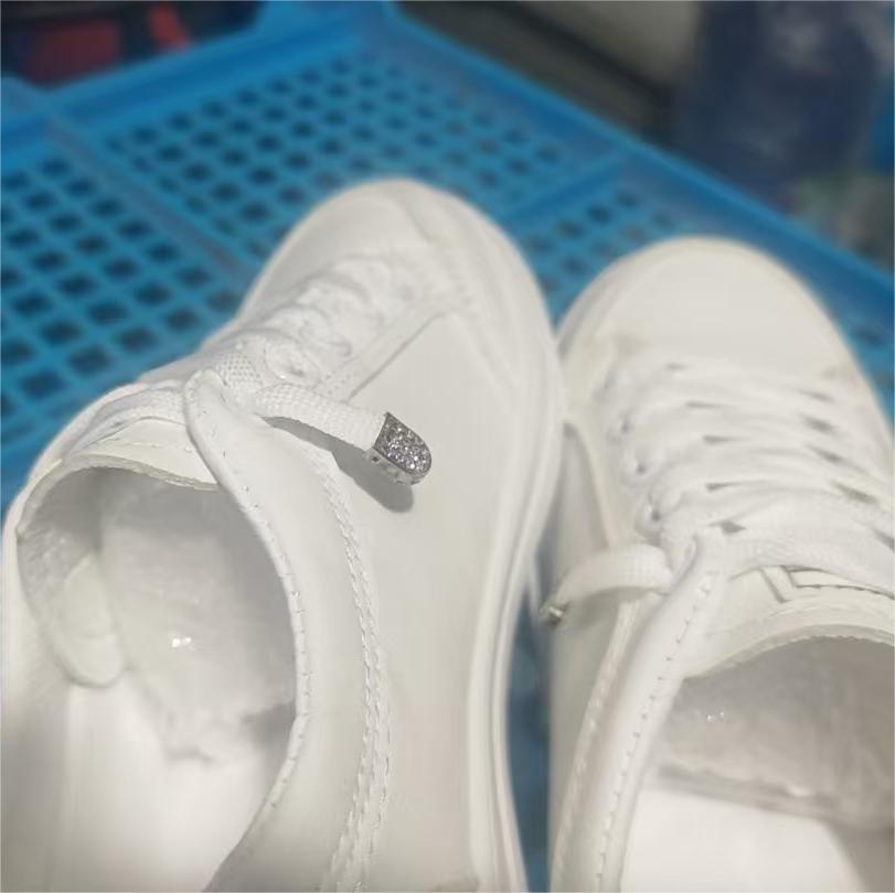 Fashion Women's Vulcanize Shoes Casual Breathable Sneakers Spring Summer Solid Color Mesh Sports Footwear Fashion Women White Trainers