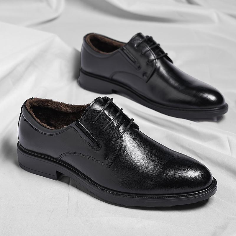 Classic Men'S Leather Oxford Shoes Fashion Man Business Dress Shoes New British Casual Shoe Male Allmatch Formal Derby Footwear
