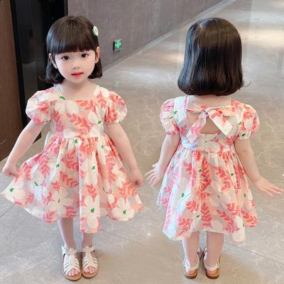 Girls' Dresses, Girls' Small and Medium-sized Children, Girls' Babies' Floral Casual Princess Dresses