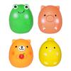 Squeaky Animal Dog Toy Latex Chick Pig Frog Bear Dog Chew Toy Teeth Cleaning Toy for Small Medium Dogs Fetch Training