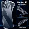 For iPhone 16 Pro Max 15 14 13 12 11 Pro Max Transparent Shockproof Clear Case Iphone 13 12 Mini X XR XS 7 8 16 Plus Black Cover