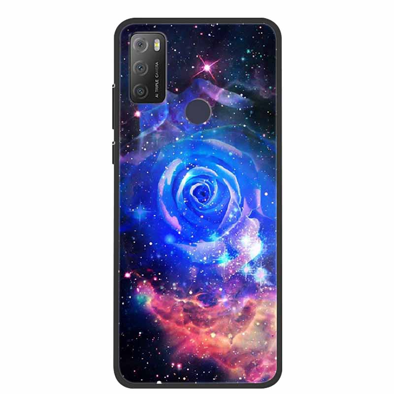 For Alcatel 1S 2021 Case Silicone Waterproof TPU Soft Phone Case For Alcatel 1S 1 S 2020 Capa Cartoon Coque Funda For 1SE 2020