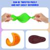 Children's Decompression Toy Colorful Sensory Strips Suction Cup Double-sided Sensory Strips