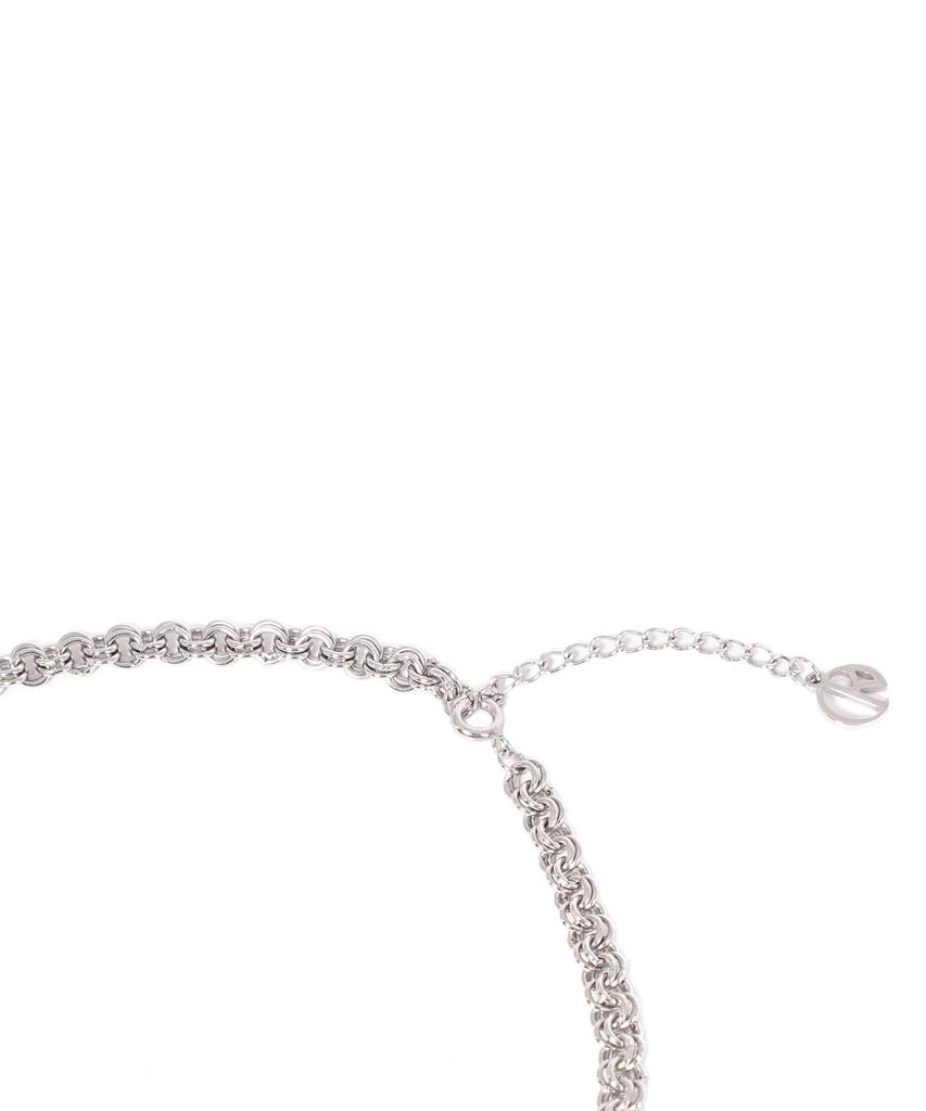 Decoroso Unisex Double Ring Surgical Chain Necklace