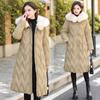 Casual Fur Collar Down Cott-padded Jacket Women's Winter Lg Puffer Jacket Parkas Female Outwear
