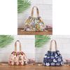 Japanese Lunch Box Bag Handheld Canvas Lunch Tote For Office And Picnics