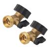 Brass Garden Hose Shutoff Valve Curved Design Water   Control for Garden Irrigation Car Washing